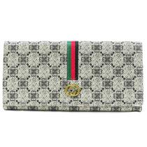 Carteira Retangular Feminina com Listras e Detalhes Delicadas