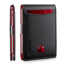 Carteira RUNBOX Money Clip Slim com bloqueio de RFID (11 cartões)