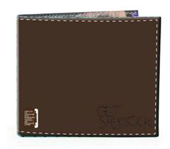 Carteira Seven20 Sherlock Holmes Get Sherlock Brown para homens Carteira Seven20 Sherlock Holmes Get Sherlock Brown para homens