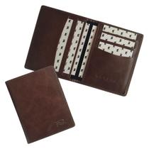 Carteira Slim Couro RFID Blocking 80-R Raffai Couros