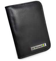 Carteira Slim De Couro Masculina Porta Cartões Rg Cnh