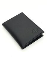Carteira Slim de Couro Soft Anil Preto - 46PS400 Carteira Slim de Couro Soft Anil Preto - 46PS400