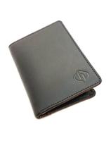 Carteira Slim de Couro Soft Anil Preto - 54PS400 Carteira Slim de Couro Soft Anil Preto - 54PS400
