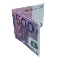 Carteira Slim Dinheiro Nota de Euro