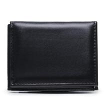 Carteira Slim Masculina Preta Social Casual Reforçada Carteira Slim Masculina Preta Social Casual Reforçada