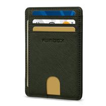 Carteira Slim Minimalista RUNBOX em Couro com Bloqueio RFID Carteira Slim Minimalista RUNBOX em Couro com Bloqueio RFID