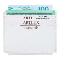 Carteira Slim Porta Cartões e CNH Artlux em Couro 981