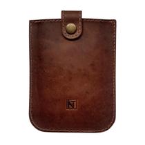 Carteira SmartLink ATNI 2024 Antifurto Couro Caramelo