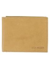 Carteira Steve Madden masculina de couro com capacidade extra bronzeada Carteira Steve Madden masculina de couro com capacidade extra bronzeada