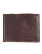 Carteira Steve Madden masculina de couro com capacidade extra marrom Carteira Steve Madden masculina de couro com capacidade extra marrom