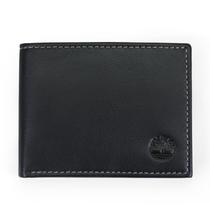 Carteira Timberland Blix de couro preto para homens Carteira Timberland Blix de couro preto para homens