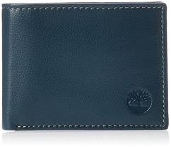 Carteira Timberland Blix Slimfold Leather Navy para homens Carteira Timberland Blix Slimfold Leather Navy para homens