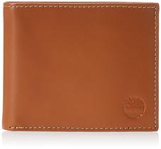 Carteira Timberland Leather Masculina Bronzeada Flip Pocket Tamanho Único
