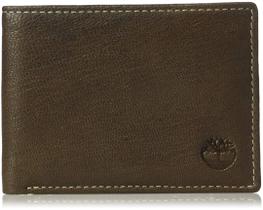 Carteira Timberland masculina de couro RFID marrom escuro Carteira Timberland masculina de couro RFID marrom escuro