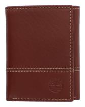 Carteira Timberland Trifold em couro genuíno com bloqueio RFID