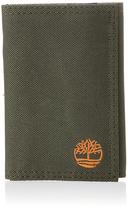 Carteira Timberland Trifold Nylon para homens, verde-oliva Carteira Timberland Trifold Nylon para homens, verde-oliva