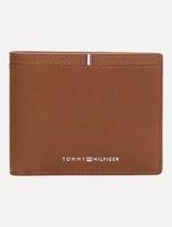 Carteira Tommy Hilfiger Masculina Couro Central Mini Flag Marron Tamanho:UN