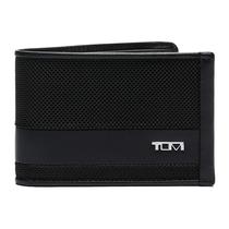 Carteira TUMI Alpha Slim Single Billfold Ballistic Nylon preta