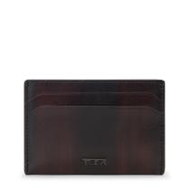 Carteira TUMI Nassau Slim Card Case em couro premium Carteira TUMI Nassau Slim Card Case em couro premium