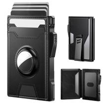 Carteira Typecase AirTag para Homem em Couro Bloqueio RFID Preta Carteira Typecase AirTag para Homem em Couro Bloqueio RFID Preta