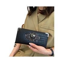 Carteira Unissex Punk De Couro PU Com Zíper, Clutch Longa Casual Para Homens E Mulheres Carteira Unissex Punk De Couro PU Com Zíper, Clutch Longa Casual Para Homens E Mulheres