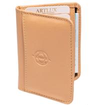 Carteira Unissex Slim em Couro Artlux 975