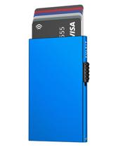 Carteira VULKIT com proteção RFID minimalista de metal fino