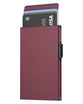 Carteira VULKIT Slim Metal, porta-cartões, proteção RFID