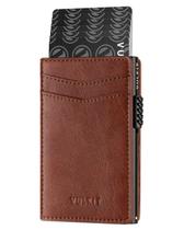 Carteira VULKIT Slim, suporte de cartão com bloqueio RFID, metal