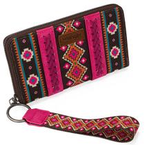 Carteira Western Wristlet Montana West Wrangler WG2203-W006HPK Carteira Western Wristlet Montana West Wrangler WG2203-W006HPK