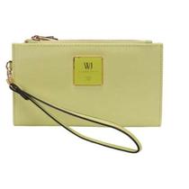 Carteira WJ Grande Monocolor - Limao