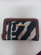 Carteira Zebra com Ziper