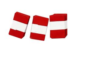 Carteirinha Porta Fotos 3X4 600 Unid. Vermelho-Fosco 24H