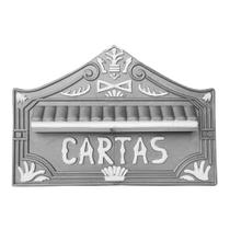 Carteiro Pequeno Real Prata Telha Luz