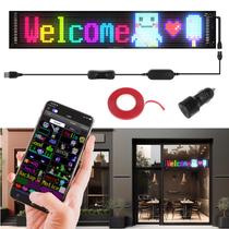 Cartel LED Programable FAHKNS 48x13 cm Control por App Bluetooth