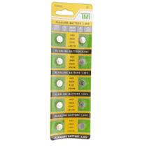 Cartela 10 Baterias Botão AG3 392A CX41 LR41 Relógio Rádio