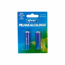 Cartela 2 Pilhas Alcalina AA 1.5V Pequena