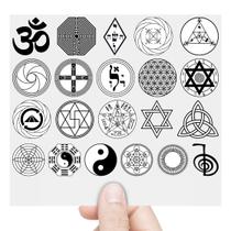 Cartela 21 Adesivos Placas Radiônicas Gráficos de Radiestesia DTF UV Cartela 21 Adesivos Placas Radiônicas Gráficos de Radiestesia DTF UV