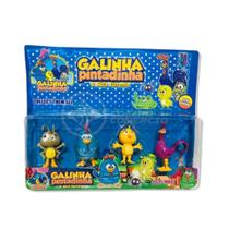 Cartela 4 Bonecos Universo Infantil Galinha Pintadinha