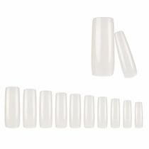 Cartela 480 Unhas Postiça Francesa Natural Profissional