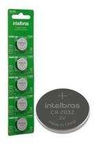Cartela 5 Unidades Bateria De Litio 3v Cr 2032 Intelbras Cartela 5 Unidades Bateria De Litio 3v Cr 2032 Intelbras