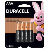 Cartela 8 Un Pilha Alcalina Duracell Aaa Palito