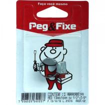 Cartela Abracadeira Rosca Sem Fim 1/2 X 5/8'' Peg&Fixe Com 1 Peca Aasf/02