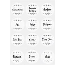 Cartela Adesiva - Condimentos - 1 unidade - Stickr - Rizzo