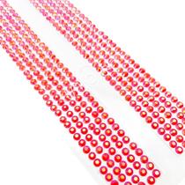 Cartela Adesiva Strass Diamante 4mm Rosa Pink Furta-Cor 690 unidades- 2 Tiras Cartela Adesiva Strass Diamante 4mm Rosa Pink Furta-Cor 690 unidades- 2 Tiras