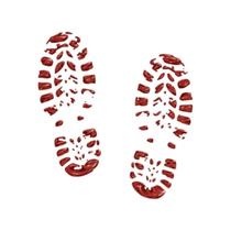 Cartela Adesivo Decorativo Halloween Pegada Para Chão C/2und