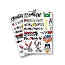 Cartela Adesivos Holográficos Personalizado Cdg123