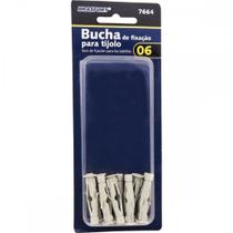 Cartela Bucha Fixacao Baiano/Gesso Brasfort 06 Sem Parafuso Cartela Com 10 Pecas 7664 Cartela Bucha Fixacao Baiano/Gesso Brasfort 06 Sem Parafuso Cartela Com 10 Pecas 7664