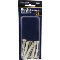 Cartela Bucha Fixacao Baiano/Gesso Brasfort 08 Sem Parafuso Cartela Com 06 Pecas 7665 Cartela Bucha Fixacao Baiano/Gesso Brasfort 08 Sem Parafuso Cartela Com 06 Pecas 7665