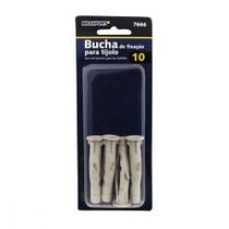 Cartela Bucha Fixacao Baiano/Gesso Brasfort 10 Sem Parafuso Cartela Com 04 Pecas 7666 Cartela Bucha Fixacao Baiano/Gesso Brasfort 10 Sem Parafuso Cartela Com 04 Pecas 7666
